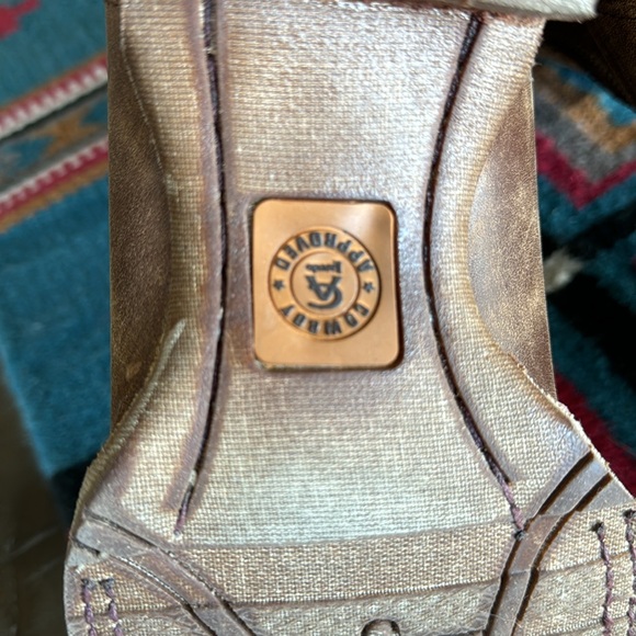 LAREDO MEN'S DISTRESSED LEATHER WESTERN BOOTS - BROAD SQUARE TOE - Picture 13 of 14